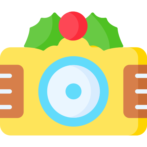 Christmas camera Special Flat icon