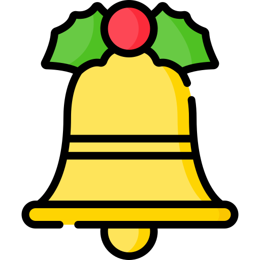 Świąteczny dzwonek Special Lineal color ikona