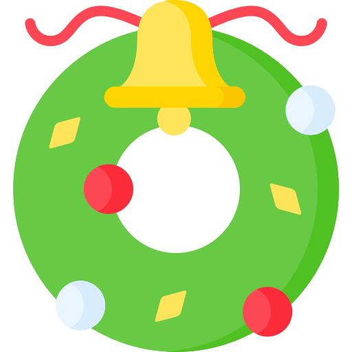 Christmas wreath Special Flat icon
