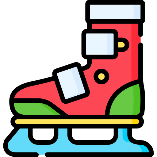 Ice skating Special Lineal color icon