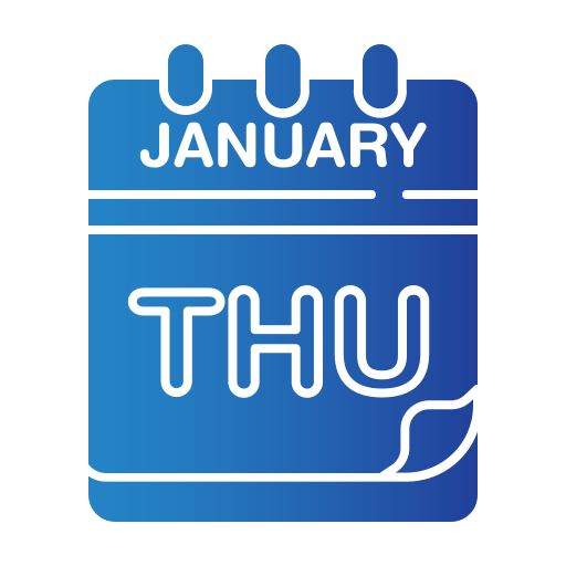 Thursday Generic gradient fill icon