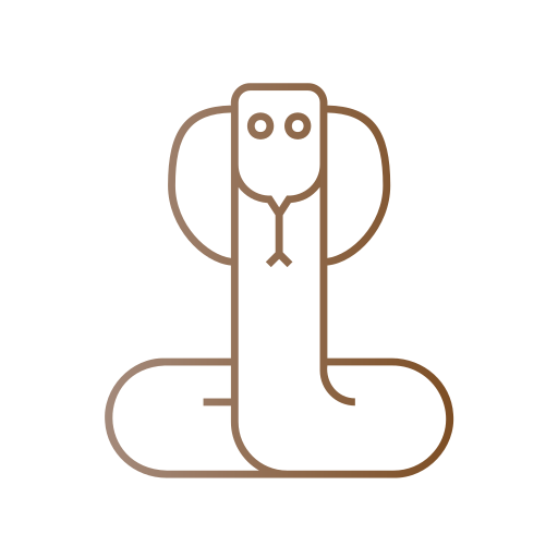 蛇 Generic gradient outline icon