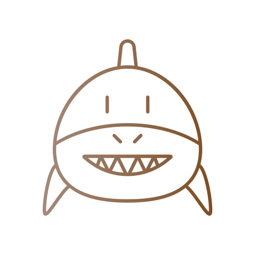 tiburón Generic gradient outline icono