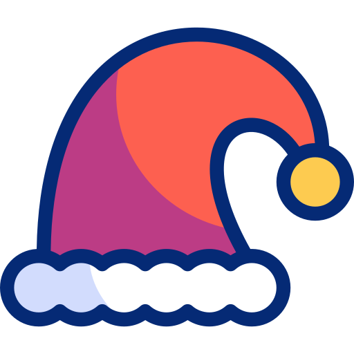 サンタの帽子 Basic Accent Lineal Color icon