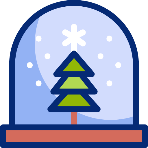 Snow globe Basic Accent Lineal Color icon
