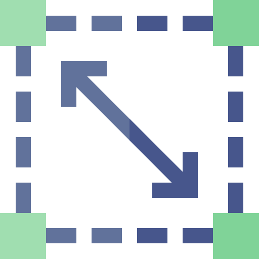 extensión Basic Straight Flat icono
