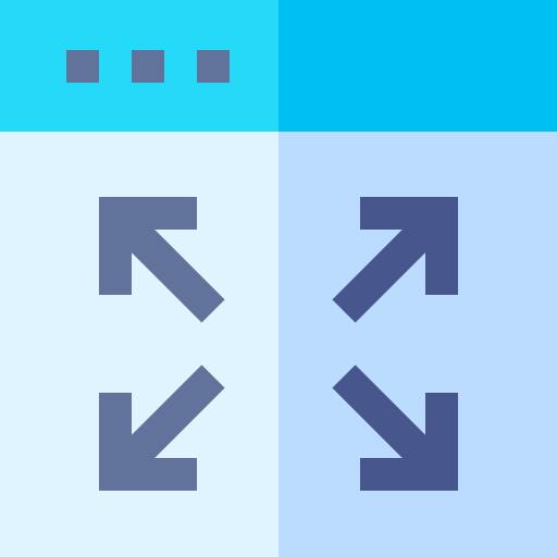 maximieren Basic Straight Flat icon