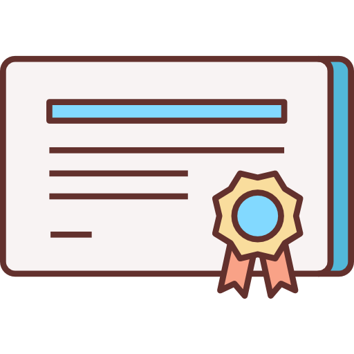 Certificate Flaticons.com Flat icon