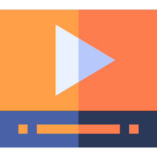 Video Basic Straight Flat icon