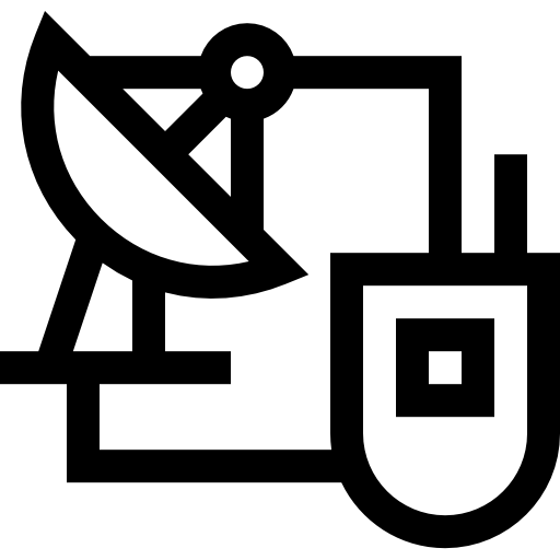 パラボラアンテナ Basic Straight Lineal icon