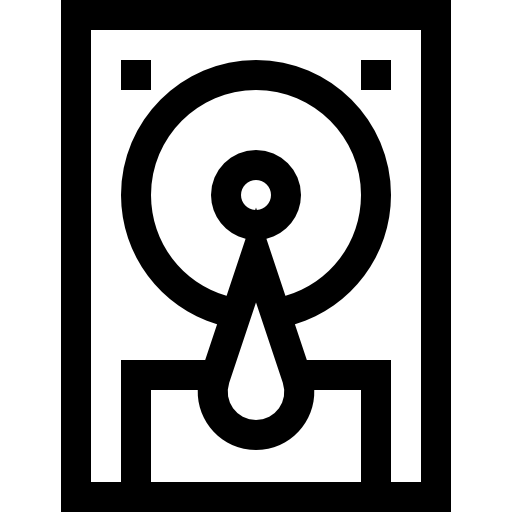 Жесткий диск Basic Straight Lineal иконка