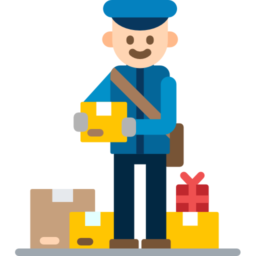 Mailman Special Flat icon