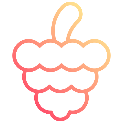 pomme de pin Generic gradient outline Icône