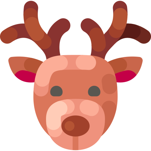 Reindeer Special Shine Flat icon