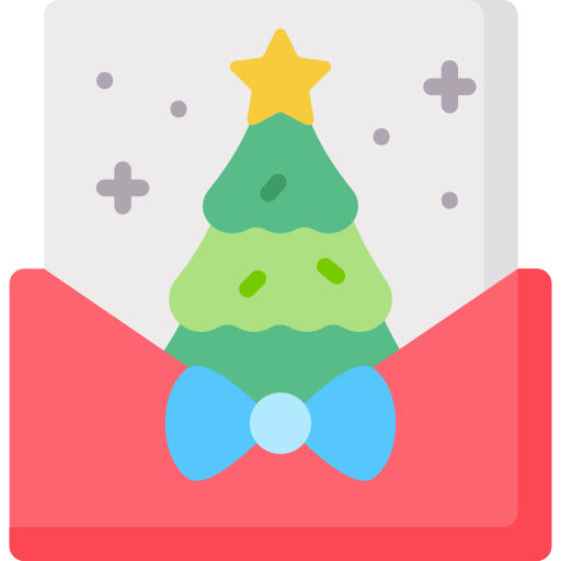 mensaje de navidad Special Flat icono
