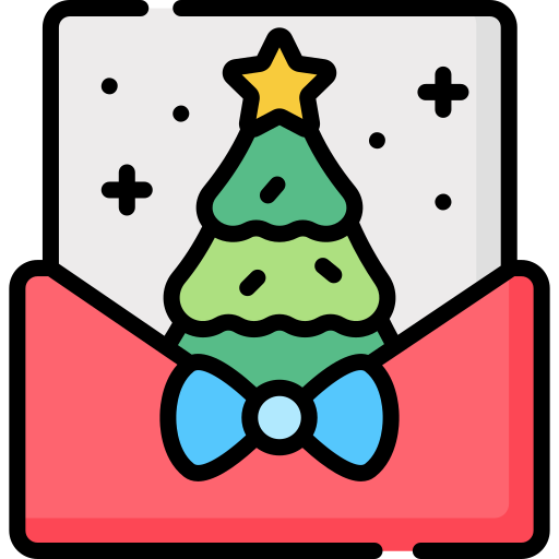 mensaje de navidad Special Lineal color icono