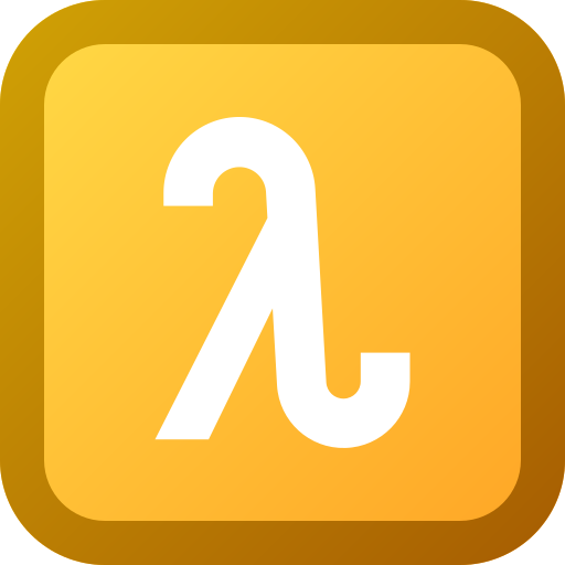 lambda Generic gradient fill icoon