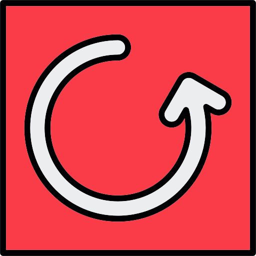 flecha giratoria Generic color lineal-color icono