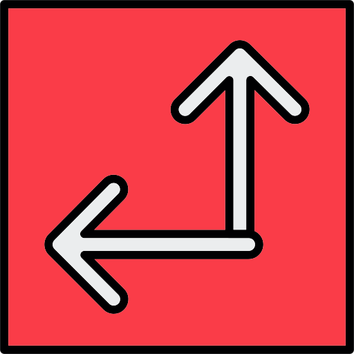 dos flechas Generic color lineal-color icono
