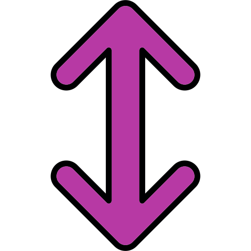 podwójna strzałka Generic color lineal-color ikona
