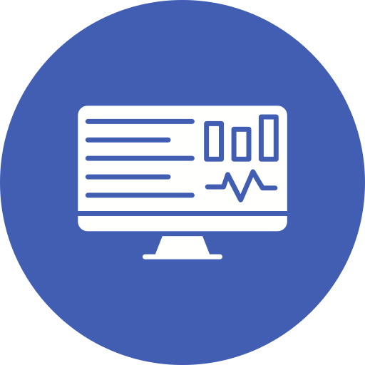 Financial report Generic color fill icon