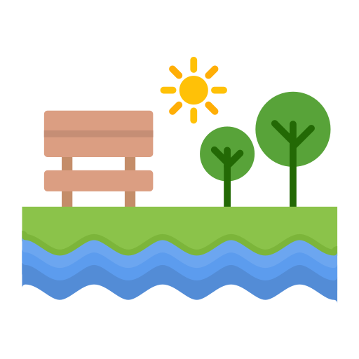 호수 Generic color fill icon