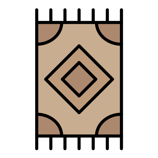 tapijt Generic color lineal-color icoon