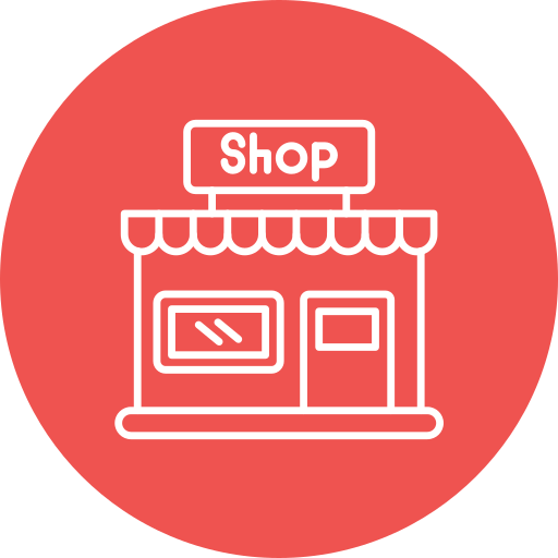Shopping store Generic color fill icon