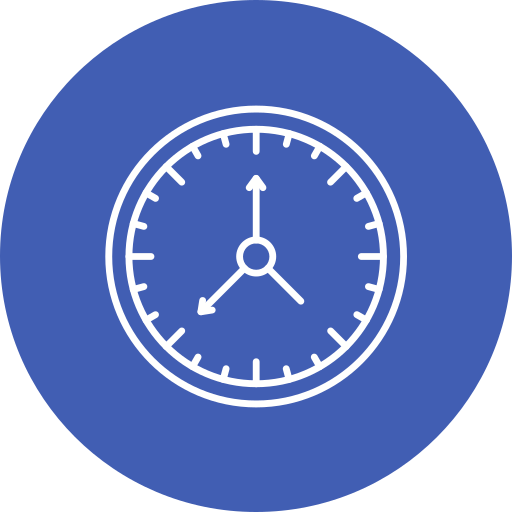 Time Generic color fill icon