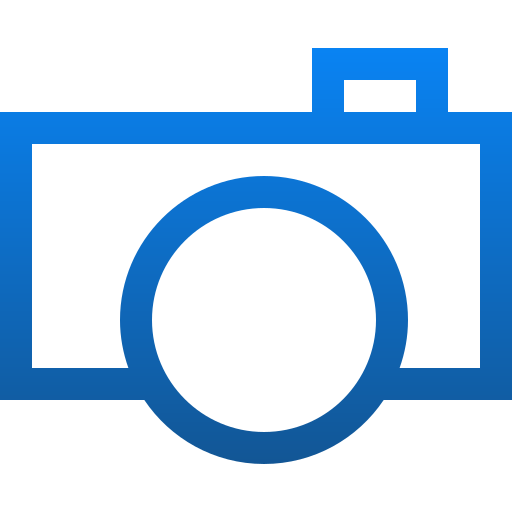 kamera Generic gradient outline ikona