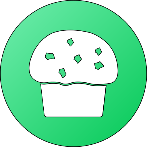 cupcake Generic gradient lineal-color icoon