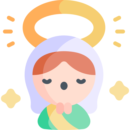 jungfrau maria Kawaii Flat icon