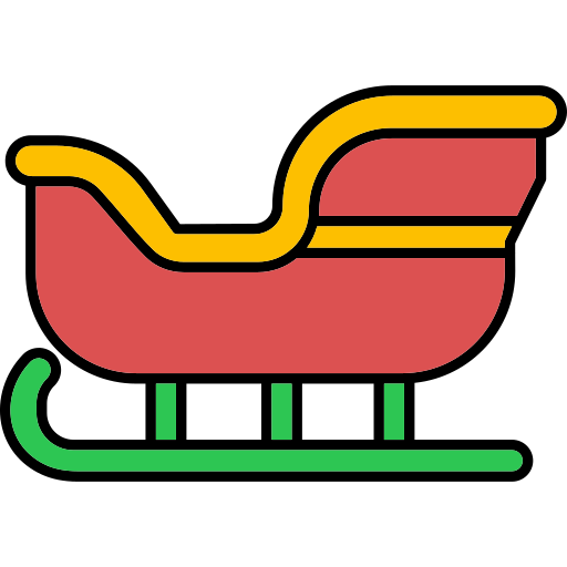 썰매 Generic color lineal-color icon