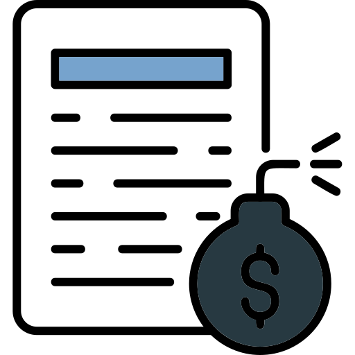 deuda Generic color lineal-color icono