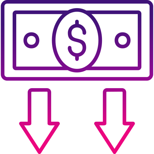 geldverlust Generic gradient outline icon
