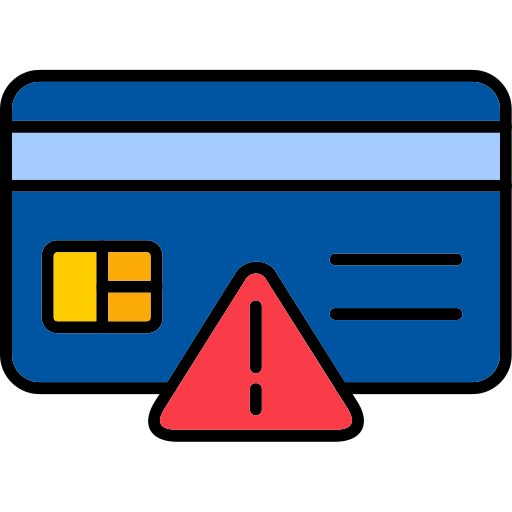 advertencia de pago Generic color lineal-color icono