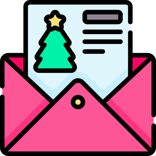 クリスマスメッセージ Special Lineal color icon