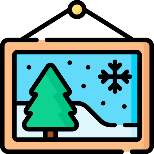 クリスマスの写真 Special Lineal color icon