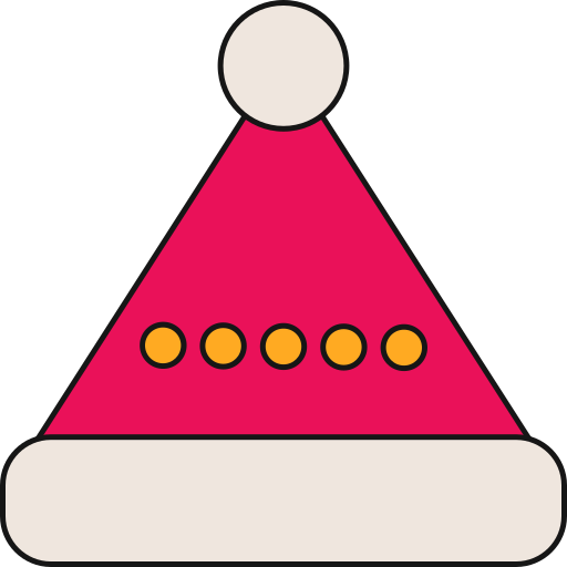 czapka świętego mikołaja Generic color lineal-color ikona