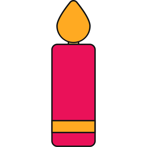 キャンドル Generic color lineal-color icon