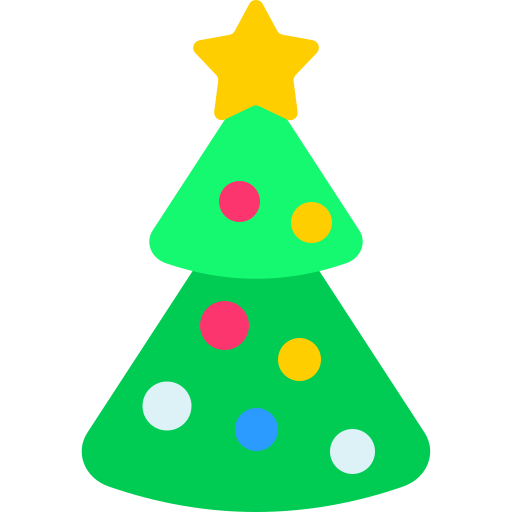 Christmas tree Generic color fill icon