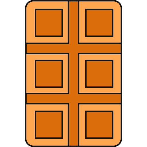 tabliczka czekolady Generic color lineal-color ikona