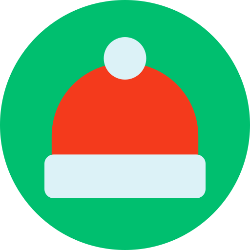 サンタの帽子 Generic color fill icon