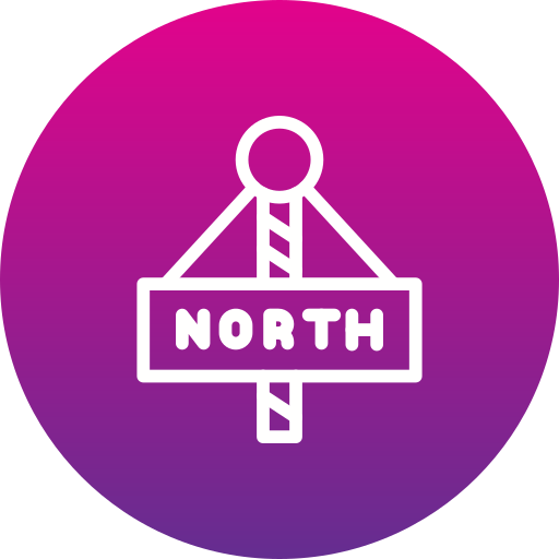 North pole Generic gradient fill icon