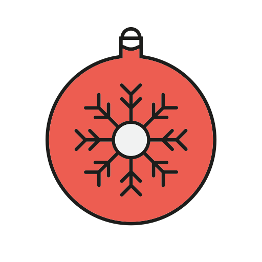 decoración navideña Generic color lineal-color icono