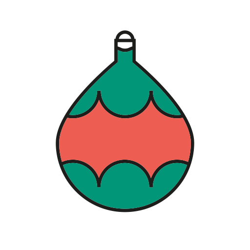 Рождественское украшение Generic color lineal-color иконка