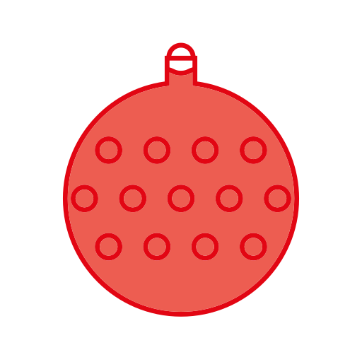 Рождественское украшение Generic color lineal-color иконка