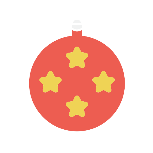 クリスマスオーナメント Generic color fill icon
