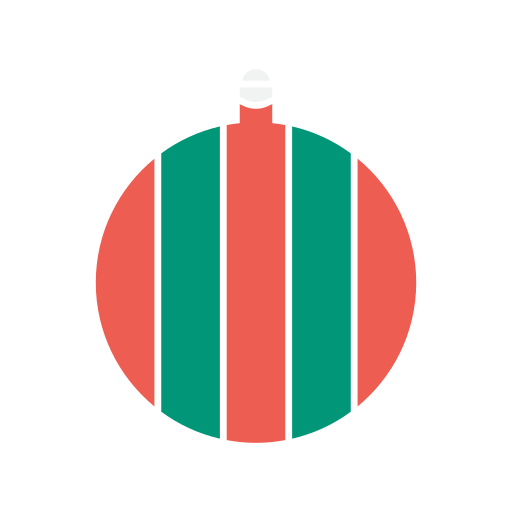 decoración navideña Generic color fill icono
