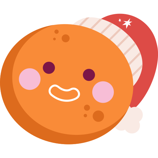 galleta navideña Generic color fill icono